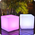 Nouvelle vente chaude couleur changeant RGB led cube / led cube chaise / enfants cube chaise